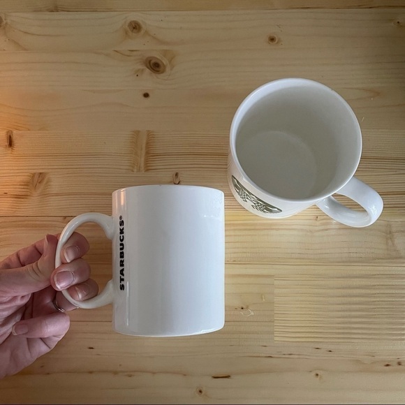 STARBUCKS coffee ceramic mugs set of 2 - Picture 4 of 4